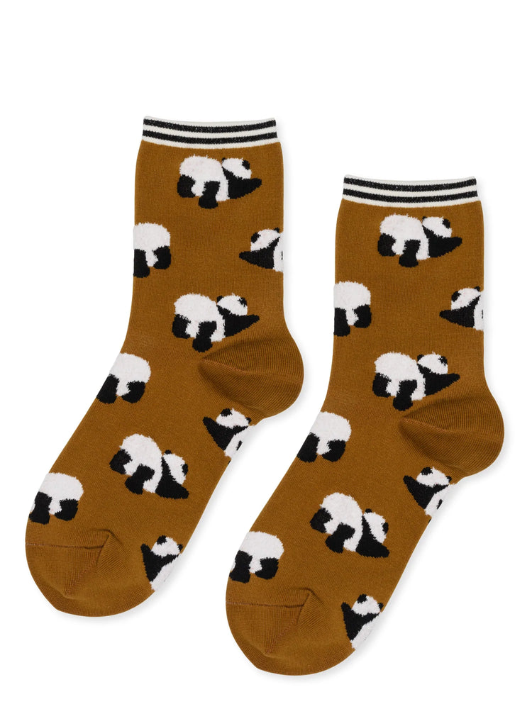 downward panda sock